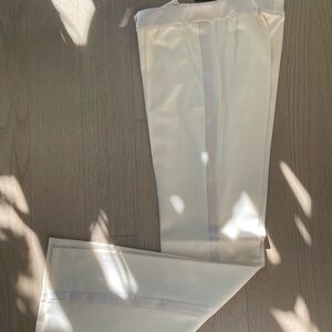 YSL Cream Tuxedo Trousers